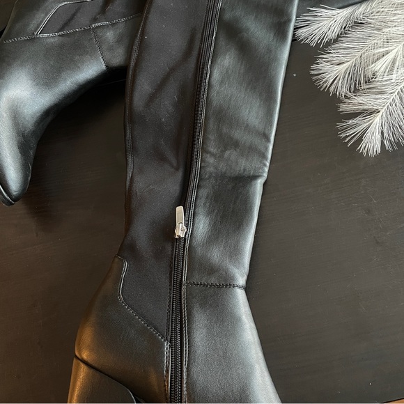 March Fisher Over the Knee Boots Black - Picture 5 of 7